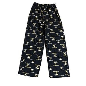 NHL Pittsburgh Penquins youth boys size 14/16 fleece pajama bottoms.